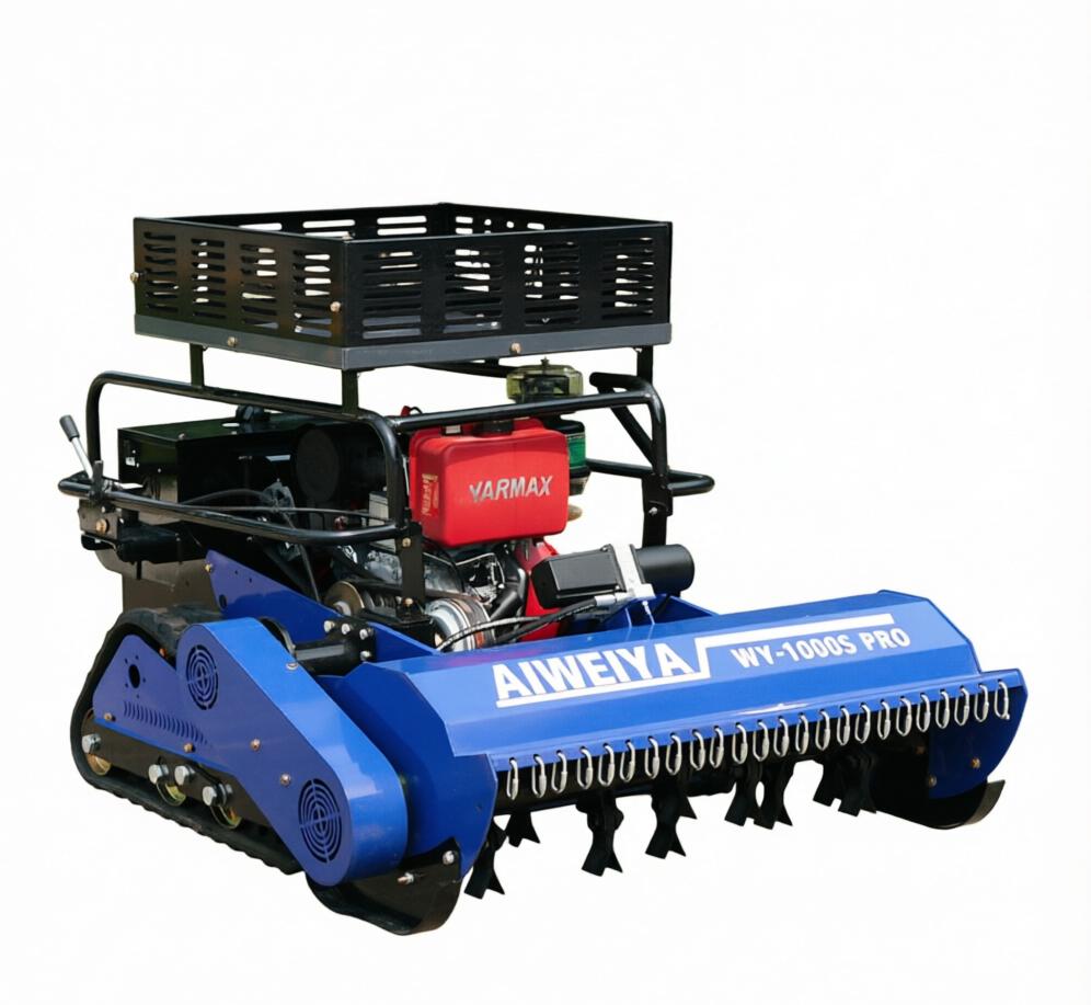 NY-1000SPro RC Mower with Storage Rack configuration view
