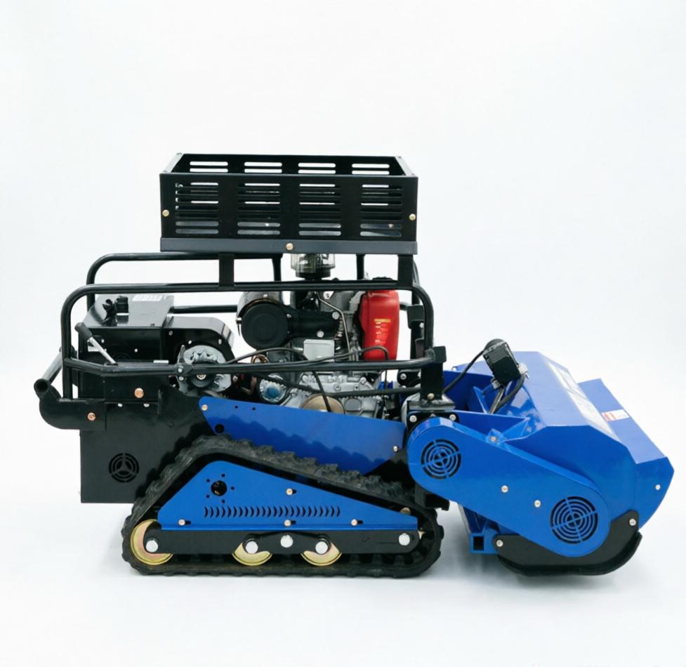 NY-1000SPro RC Mower with Storage Rack configuration view