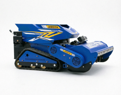 NY-1000SM 195F Diesel Remote Control Tracked Flail Mower image 4