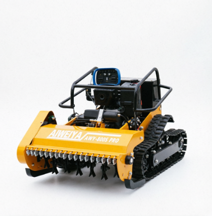NY-800S PRO 80cm Gasoline Crawler Remote Control Flail Mower