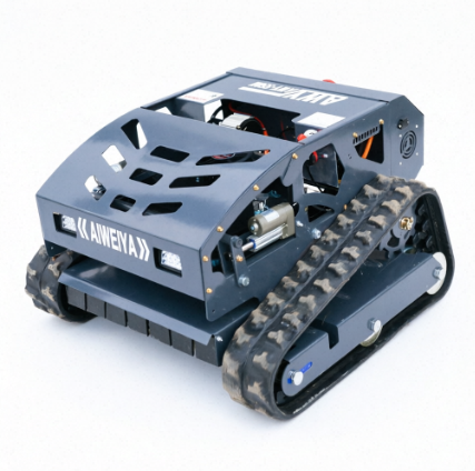 NY-550H 550mm Remote Control Tracked Lawn Mower | 45° Slope Commercial Mower