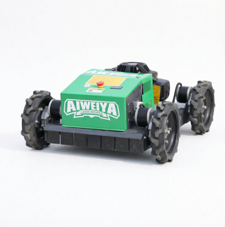 NY-500W Remote Control Lawn Mower | 224cc Gasoline 4WD RC Mower