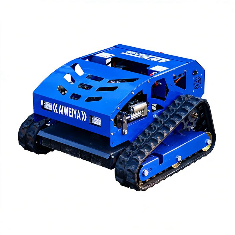 NY-550H 550mm Remote Control Tracked Lawn Mower | 45° Slope Commercial Mower image 4