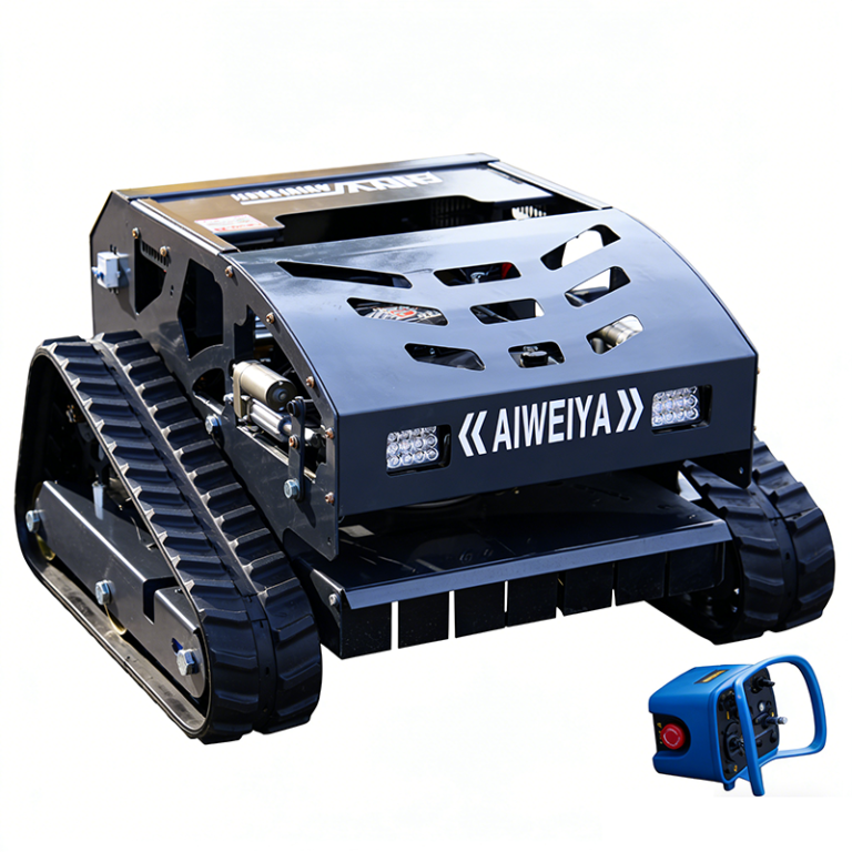 NY-550H 550mm Remote Control Tracked Lawn Mower with 224cc Gasoline Engine