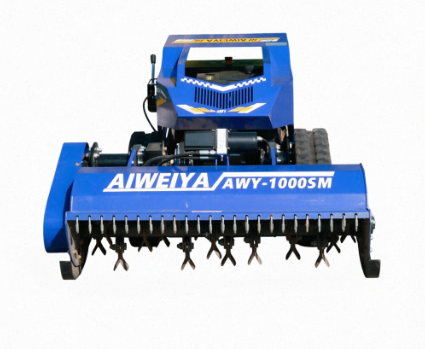 NY-1000SM 195F Diesel Tracked Remote Control Flail Mower