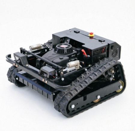 NY-550 224CC Remote Control Tracked Lawn Mower for Slopes & Tough Terrain