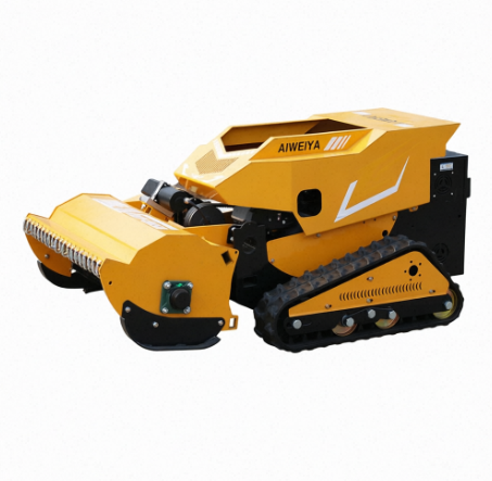 NY-800SM 80cm Remote Control Tracked Flail Mower with 459CC Gasoline Engine