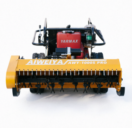 NY-1000S PRO 100cm Commercial Diesel Remote-Controlled Tracked Flail Mower configuration view
