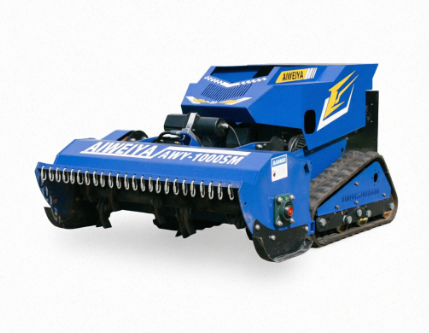 NY-1000SM Remote-Controlled Tracked Flail Mower with 100cm Cutting Width configuration view