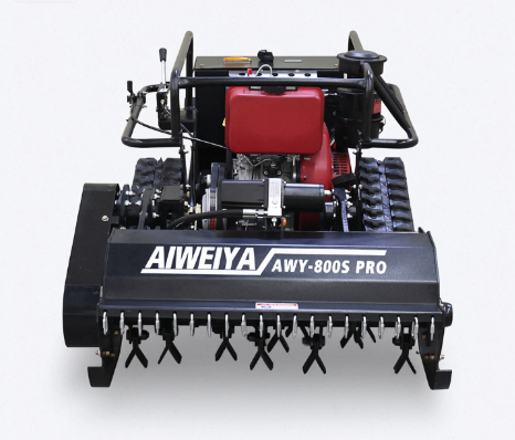 NY-800S PRO Commercial 80cm Remote-Controlled Tracked Flail Mower