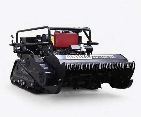 NY-800S PRO Commercial 80cm Remote-Controlled Tracked Flail Mower configuration view